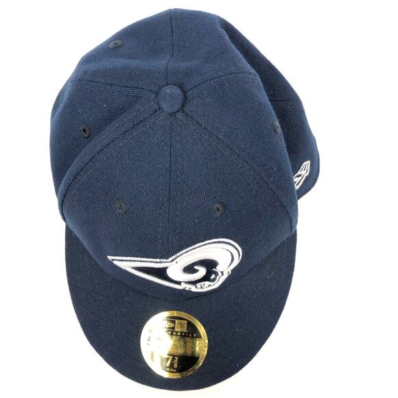 Los Angeles LA Rams NFL New Era Cap Hat 7 1/8 NWT - Picture 3 of 10